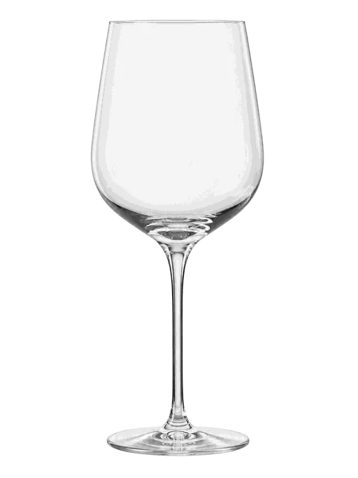 Bordeauxglas skænket med 12–15 cl