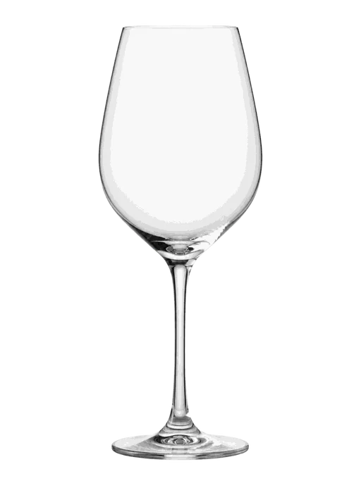 Universalglas skænket med 10–15 cl